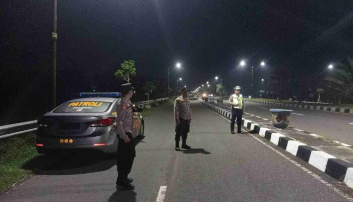 KRYD Polsek Kediri di Bypass BIL 2: Antisipasi Kejahatan, Amankan Pengguna Jalan