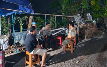Kamtibmas Kondusif: Peran Aktif Polsek Kediri di Lapangan
