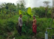 Bhabinkamtibmas Desa Kedaro Dorong Warga Manfaatkan Pekarangan untuk Ketahanan Pangan