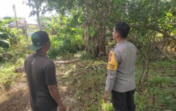 Memperkuat Ketahanan Pangan, Bhabinkamtibmas Kuranji Dalang Gencarkan Kunjungan ke Warga