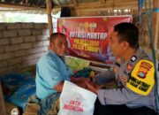 Polsek Labuapi Distribusikan Bantuan Gizi di Karang Bongkot