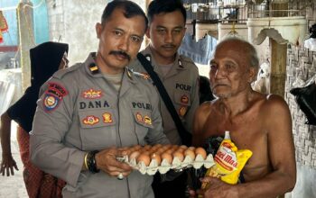 Aksi Nyata Polres Lombok Barat Bantu Warga Lewat Nutrisi Mantap