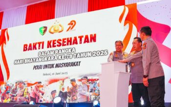 Kapolri Hadiri Puncak Bakti Kesehatan Jelang Hut ke-79 Bhayangkara, Diikuti Ratusan Ribu Peserta