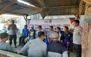 Polres Lombok Barat Gelar Operasi Kamtibmas di Pasar Segenter