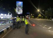 Polres Lombok Barat Konsisten Gelar Patroli Malam Tekan Potensi Gangguan Jalanan