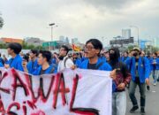 Mahasiswa Datang Usai Massa Buruh Pergi, Polisi Sebut Situasi Kondusif