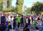 Sinergi Polisi dan Pemda Sukseskan Car Free Day di Taman Kota Penas, Lombok Barat