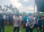 Sinergi Polri dan Warga Sukseskan Peresean HUT Desa Kuripan Timur