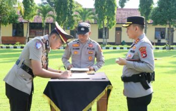 Sertijab Polres Lombok Barat: Kasat Lantas dan 3 Kapolsek Diganti